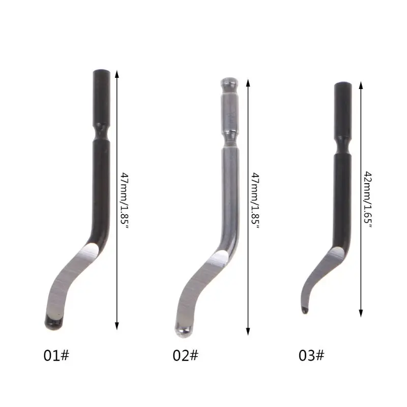 

10 PCS Rapid Steel Rotary Blade BS1010 BS1018 BK3010 Blade Plastic Copper Aluminum Corner Crack Deburring Trimming