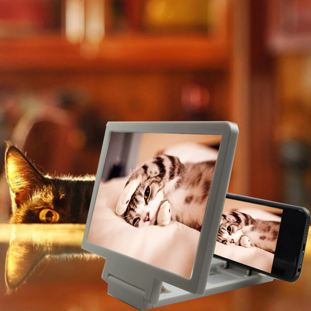 Универсальный мобильный увеличитель для экрана телефона кронштейн увеличить