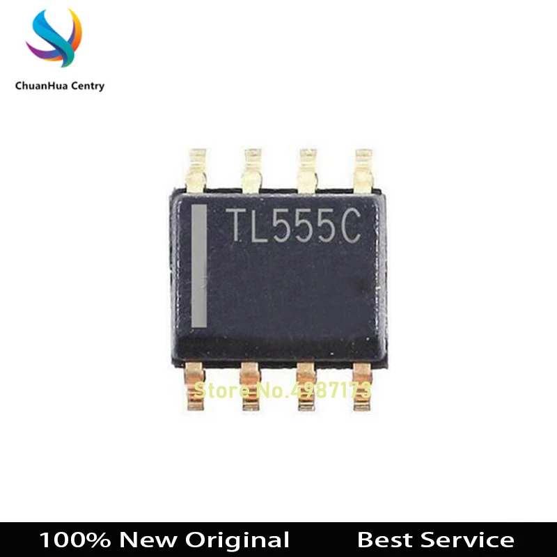 10 шт./лот TLC555CDR SOP8 100% новая Оригинальная фотография