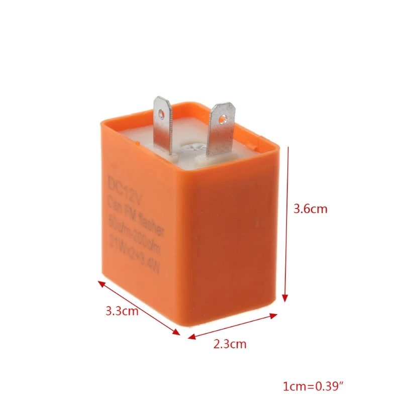 12В 2-контактный мотоциклетный указатель поворота регулируемый светодиодный