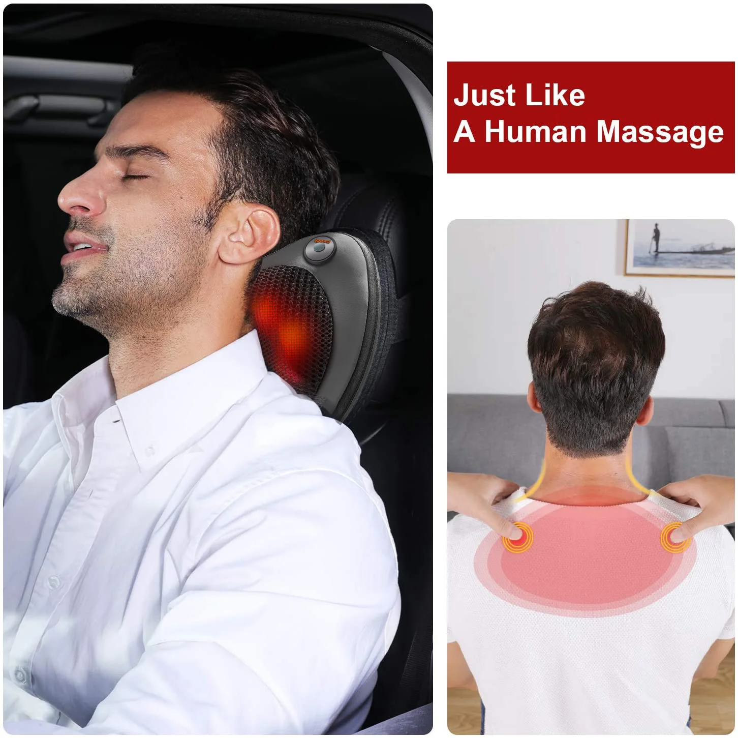 Магнитная терапия Релаксация массажная подушка вибратор электрическая для