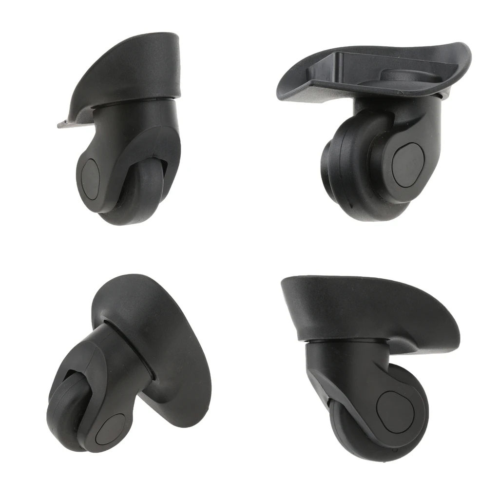 4 шт. A20 чемодан бесшумные колеса сменные ролики для тележки черный простая