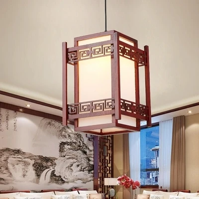 Подвесные светильники в китайском стиле под старину настенная лампа для