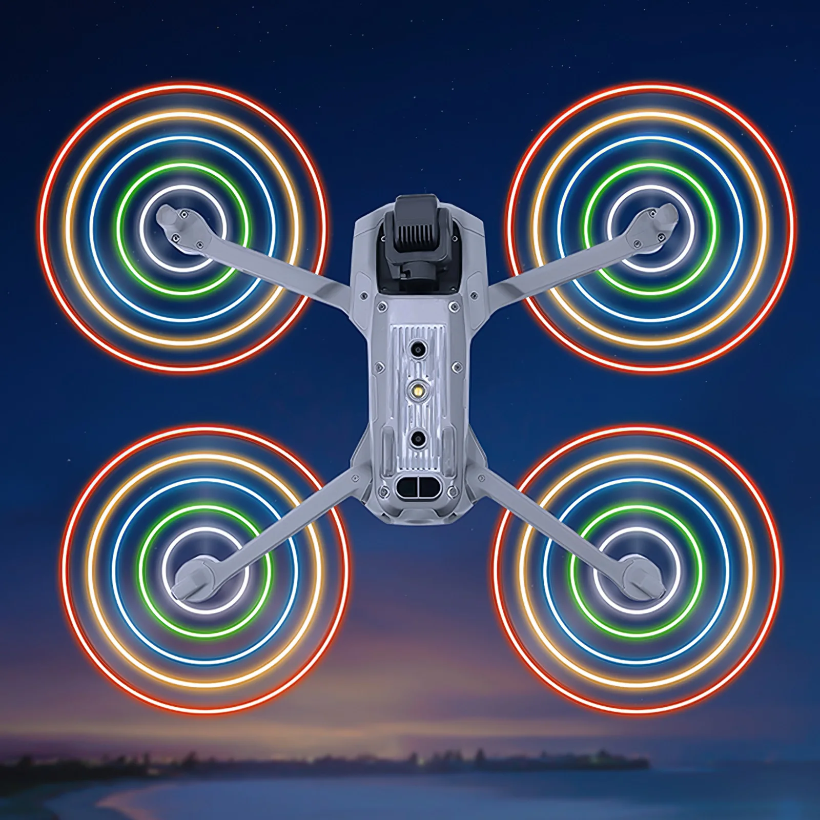 

LED Propellers Replacement Propeller for MAVIC AIR2 Low Noise Quick Release Blade Stylish Spare Wings Rechargeable Fans