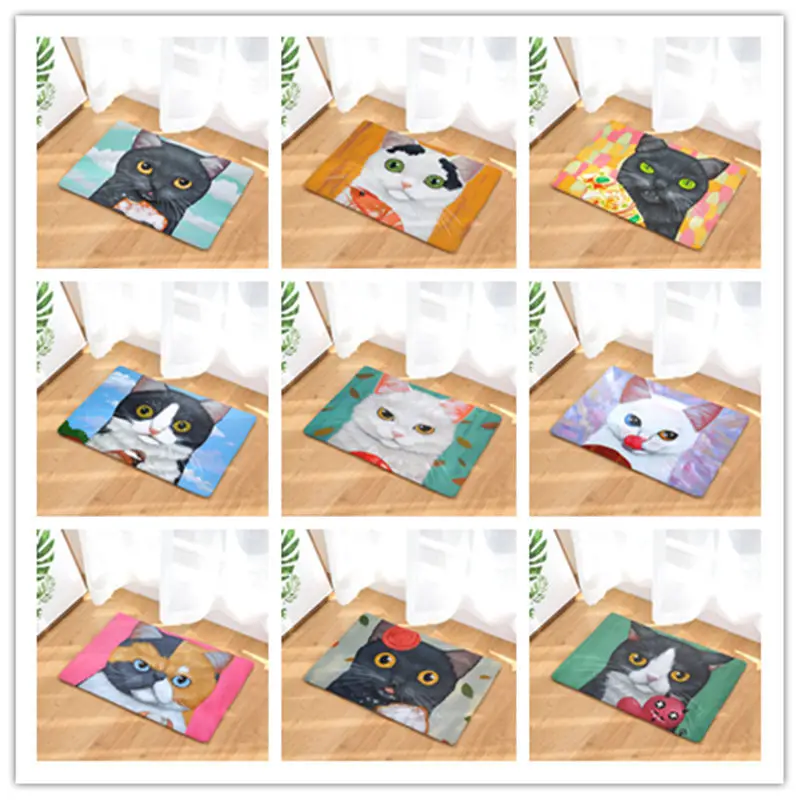 Милый нескользящий коврик для душа серии Little Cat ванной комнаты коврики домашний