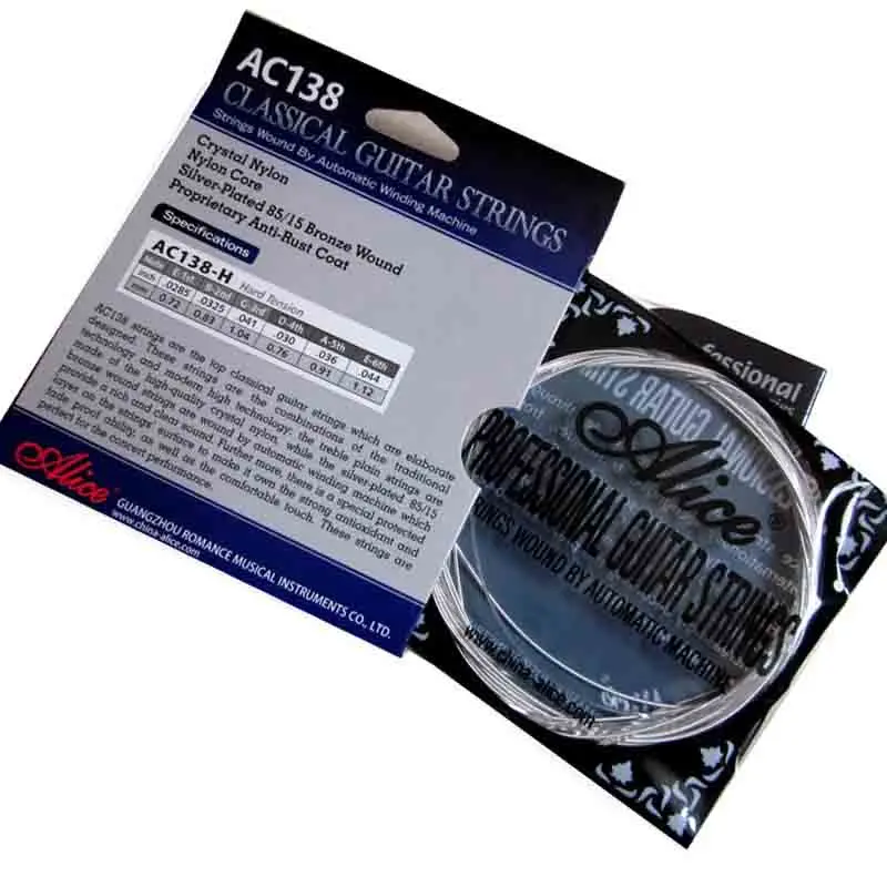 Alice AC138 набор для классической гитары импортный Хрустальный нейлоновый