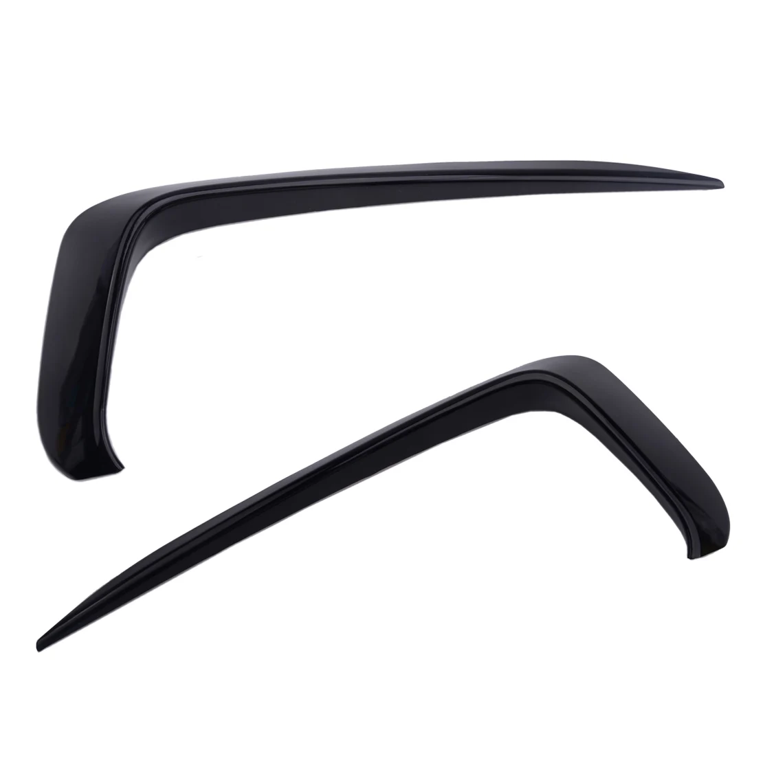 

1Pair Car Gloss Black Front Bumper Fog Light Eyebrow Cover Trim Fit for VW Jetta MK7 2019