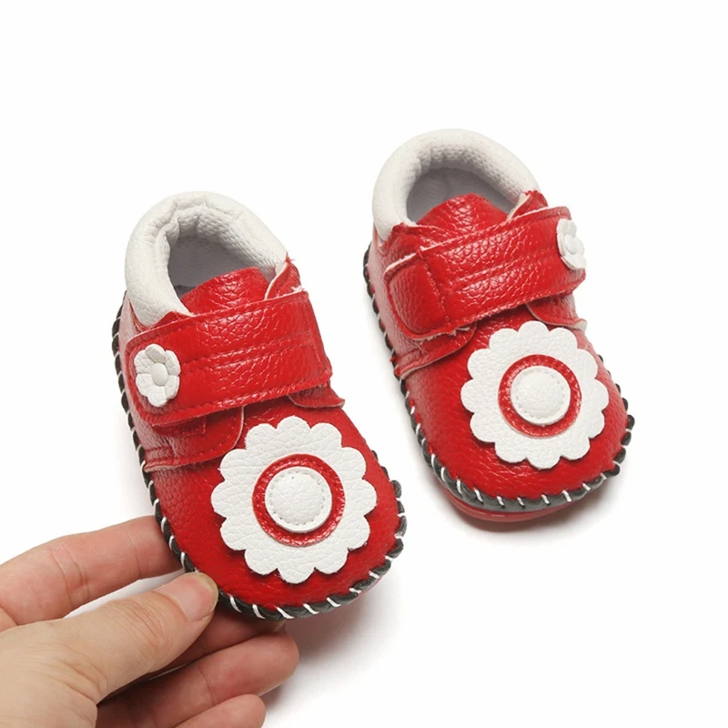Zapatos para beb&eacute;s y ni&ntilde;os reci&eacute;n nacidos, calzado informal de suela suave y Lisa, antideslizante, para primeros pasos-2