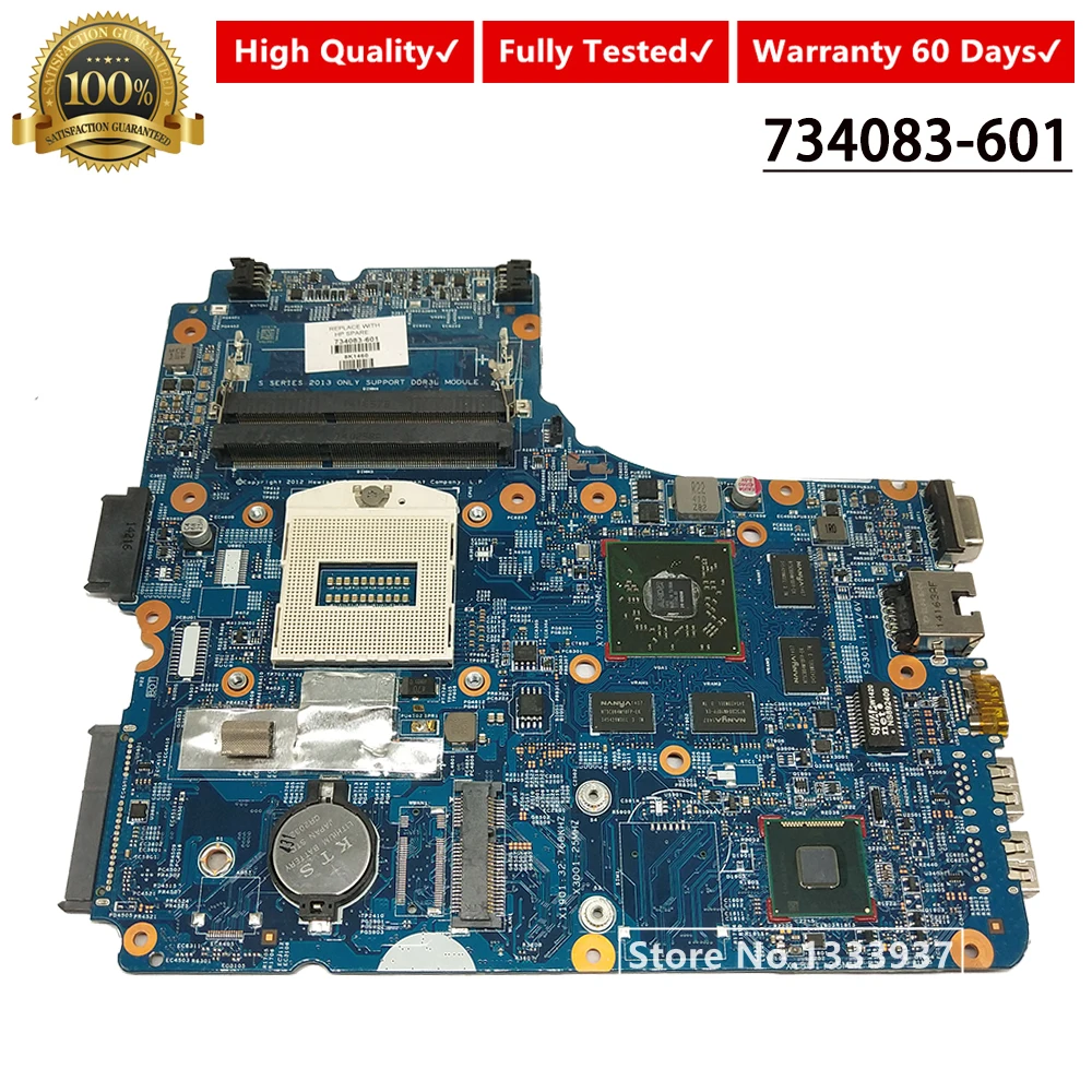 

Материнская плата 734083-601 для hp ProBook 450-G1 450 440 470 G1, материнская плата для ноутбука 734083-001 488.4yw03. 011 12241-1 734083-501