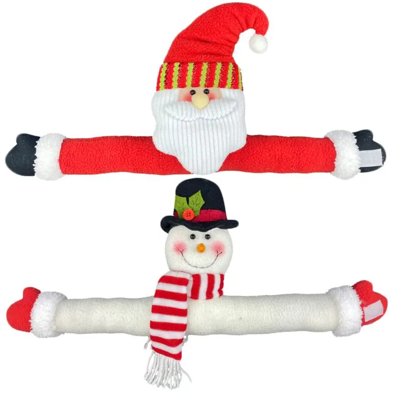 

Рождественские украшения в виде Санта-Клауса, снеговика, занавески, украшения для окон