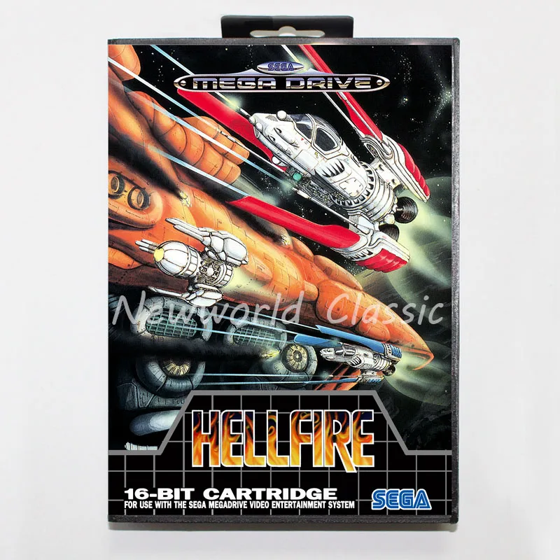 Hellfire 16 bit для Genesis MD игровая карта с коробкой Sega Mega Drive | Электроника