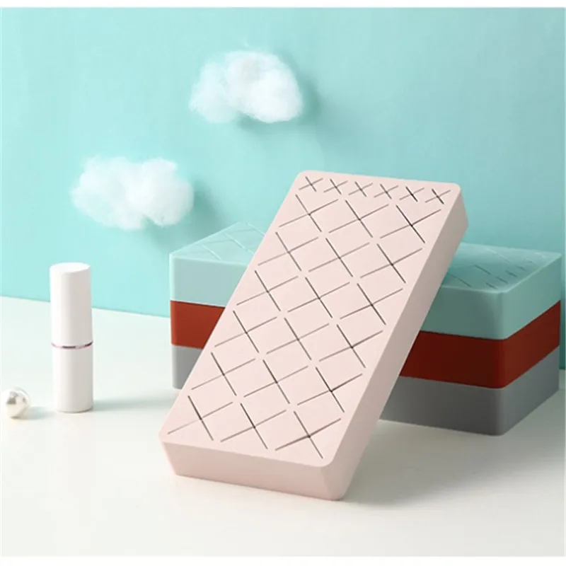 Креативная силиконовая стойка для хранения губной помады ювелирных изделий 18 сеток макияжа косметический