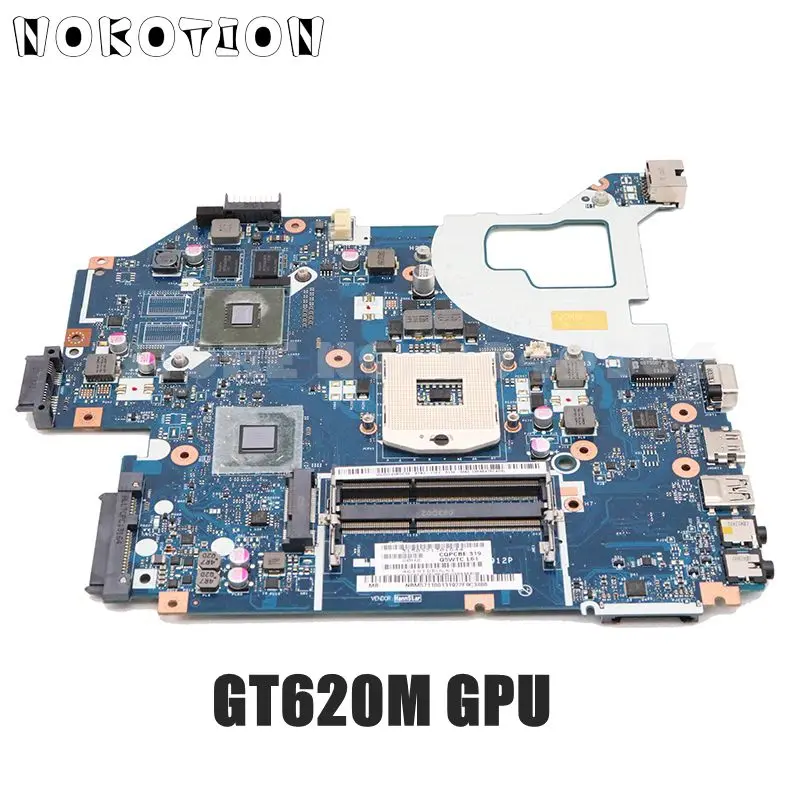 NOKOTION для acer aspire V3-571G V3-571G Материнская плата ноутбука NBY1711001 NB. Y1711.001 Q5WVH LA-7912P HM77 DDR3 GT620M 1 Гб
