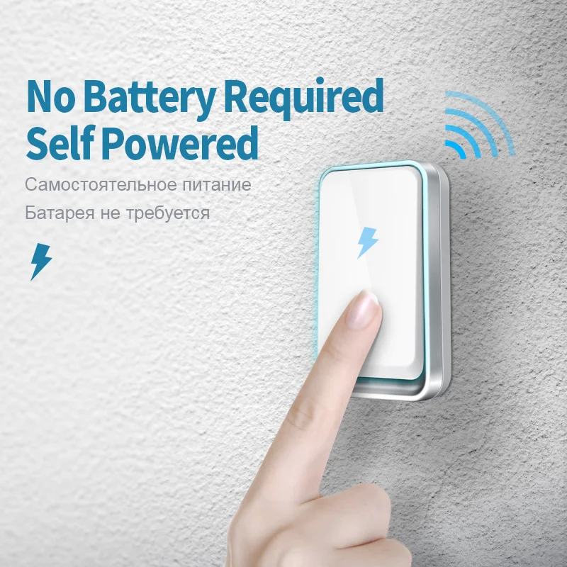 ZOGIN беспроводной дверной звонок умный домашний водонепроницаемый беспроводное