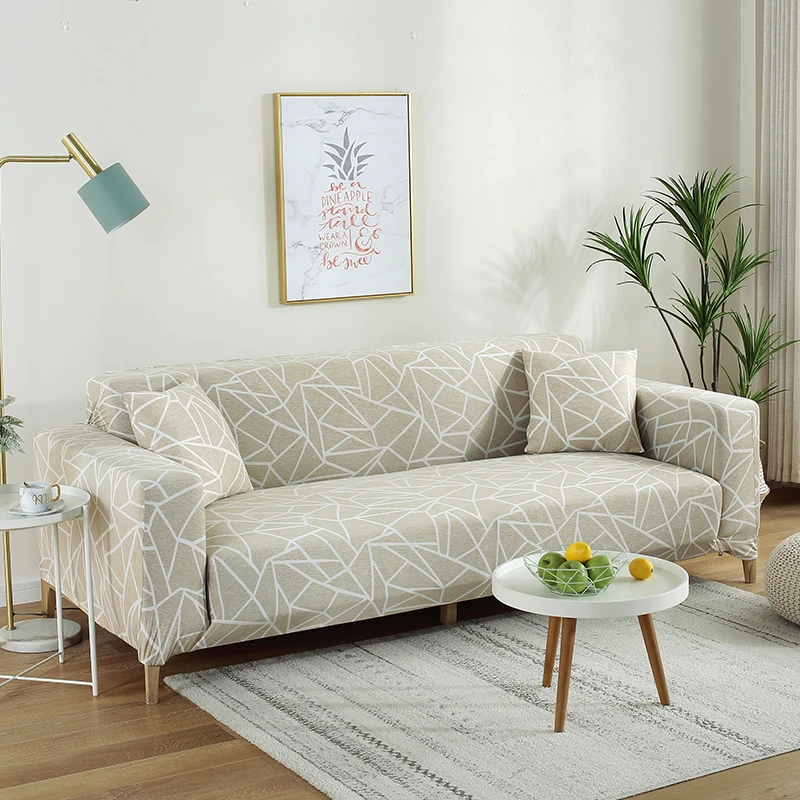 Цветочный геометрический узор чехол для дивана секционный l образный 1/2/3 сиденье