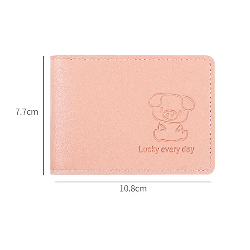 

Women Girls Cute Animal Card Case Driver's License Protective Cover Solid Color Driving License Leather Case Document Case