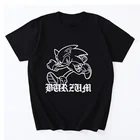 Футболка Burzum Aske Burzum с мультяшным графическим рисунком, хлопковая футболка с коротким рукавом и круглым вырезом, свободная удобная одежда