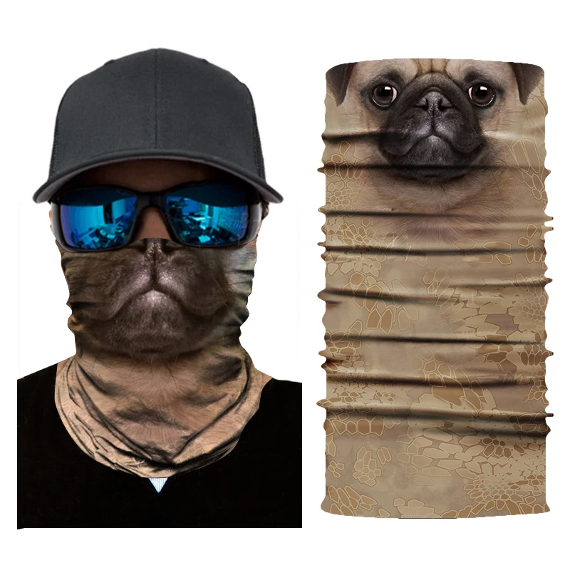 3D Животные лыжные велосипедные шарфы для сноуборда шеи теплая маска лица