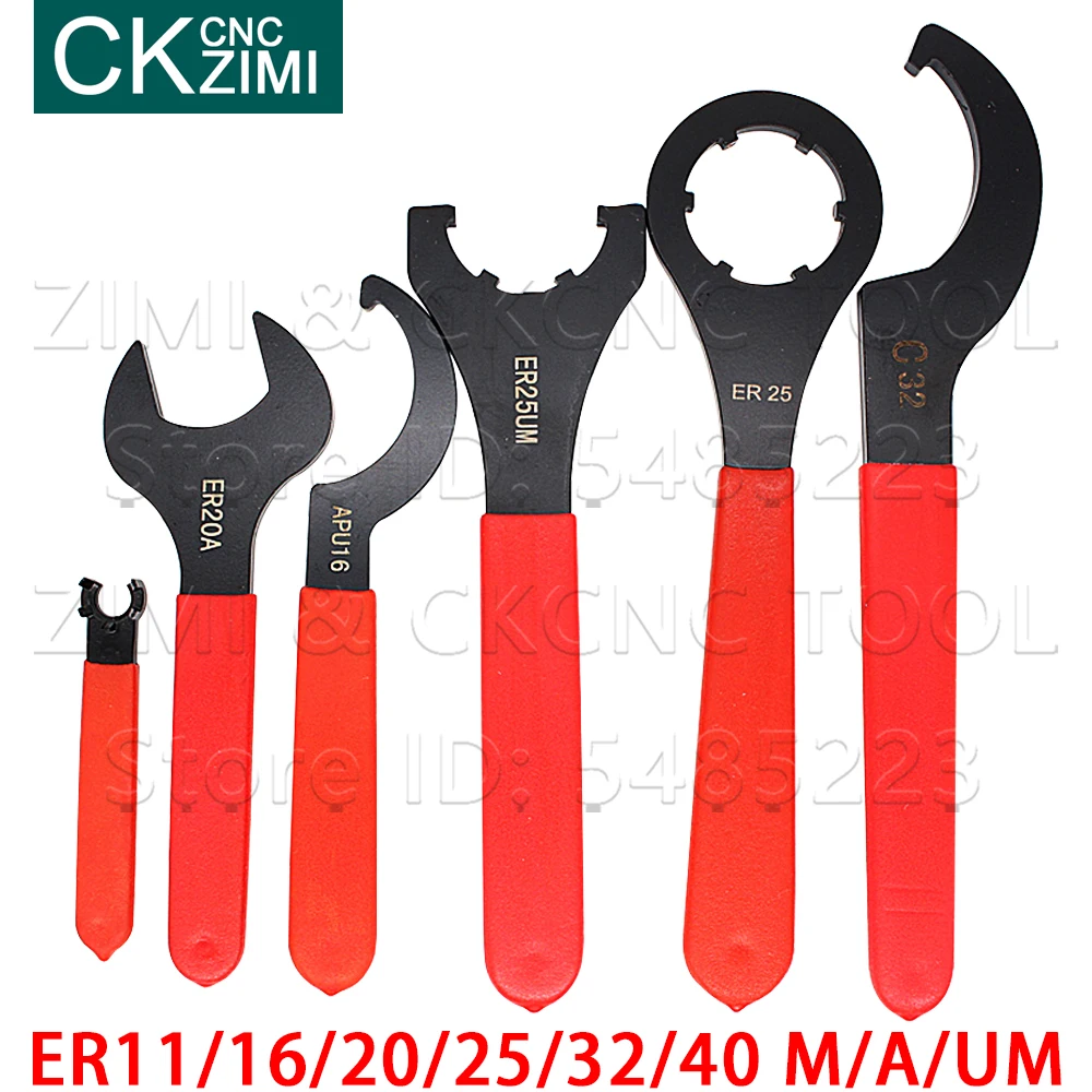

ER 11 м 16 м 20 м 11A 16A 20A 25UM 32UM 40UM ER40 ER32 C32 ER25 OZ25 полумесяц гаечный ключ цанговый ключ ЧПУ цанговый ключ для ER гайки