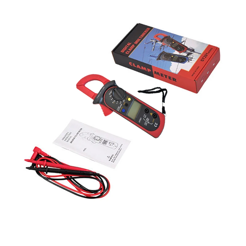 

Digital Clamp Multimeter Portable LCD Clamp Meter Resistance ohm Tester AC DC Ammeter Transistor Voltmeter Eletronics Testers