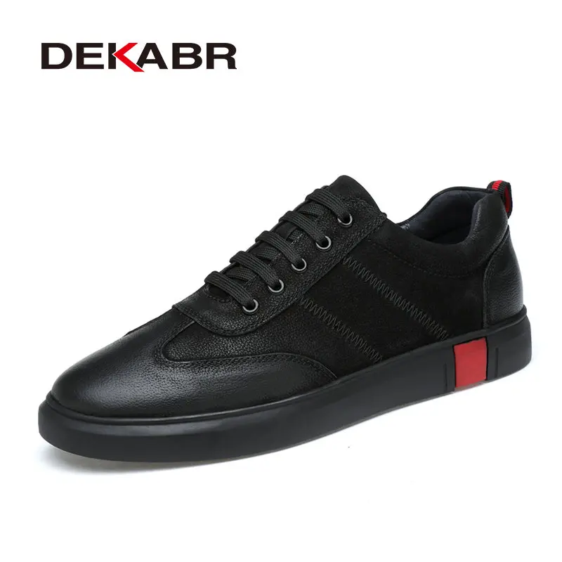05 Black DEAKRB/классическая мужская повседневная обувь; Мужская модная обувь на плоской подошве для вождения; итальянская стильная мягкая прогулочная обувь осенние кроссовки - Цвет: 05 Black