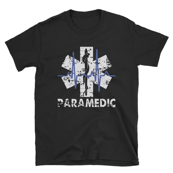 

Paramedic in my heart beat T-shirt