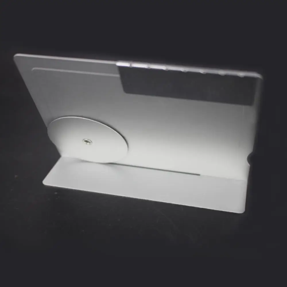 

1 pcs Creative Mini Ultra-thin Metal Desktop Calendar Super Unique Years 100 Perpetual English Calendars V6G2