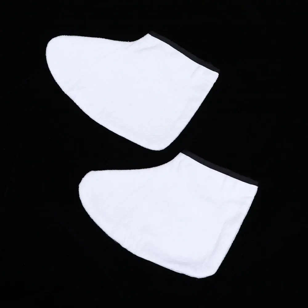 

1 Pair of Wax Foot Spa Cover Thin Heat Therapy Insulated Cotton Moisturizing Foot Strap (White)