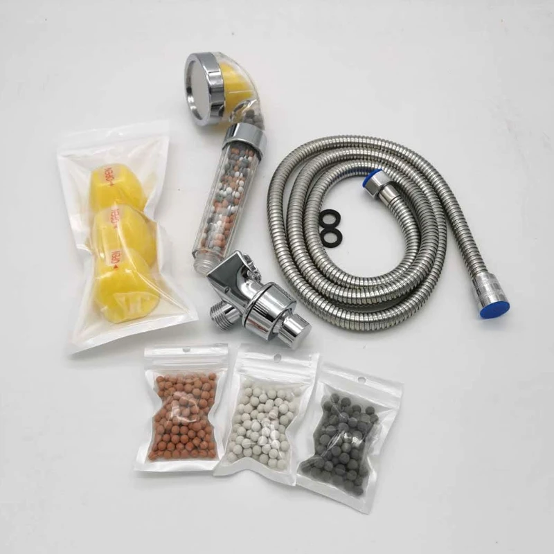 

Fragrance Anion Shower Nozzle Set Adjustable Quick Connection Removable Basin N0HB