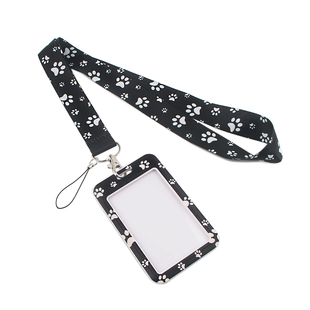 

PF214 Dongmanli Dog Paw Lanyards for Key Neck Strap lanyard card ID Badge Holder Key Chain Key Holder DIY Hang Rope Key Rings