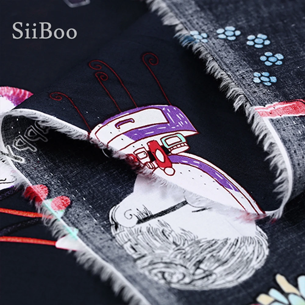 Japanese style lovely print 6% spandex 94% cotton fabric tissu for everyday clothing DIY Accessories stoffen tecidos SP4691 | Дом и сад
