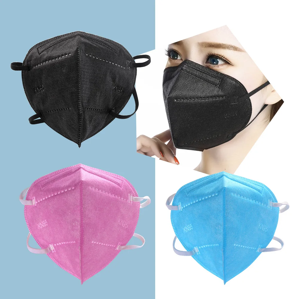 5 100 шт. маска на лицо KN95 маски для лица FFP2 CE фильтр в маске de filtro antipolvo máscara mascarillas