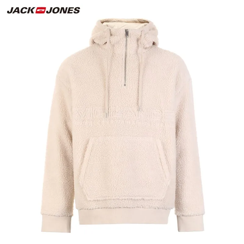 JackJones мужская толстовка с вышитым буквенным принтом Повседневная Толстовка