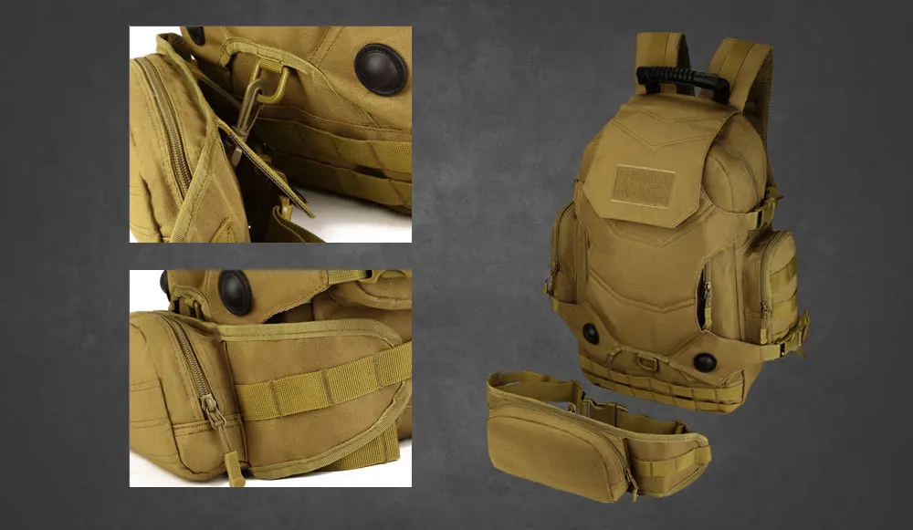 SINAIRSOFT тактический военный рюкзак 40L для мужчин армейский Водонепроницаемый Открытый путешествия Кемпинг сумки большой емкости плеча рюкзаки