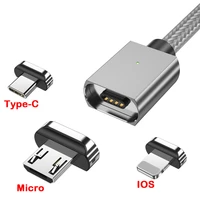 magnetic power charge cable fast charging usb type c cable magnet micro usb data charging wire mobile phone cable usb cord 1m