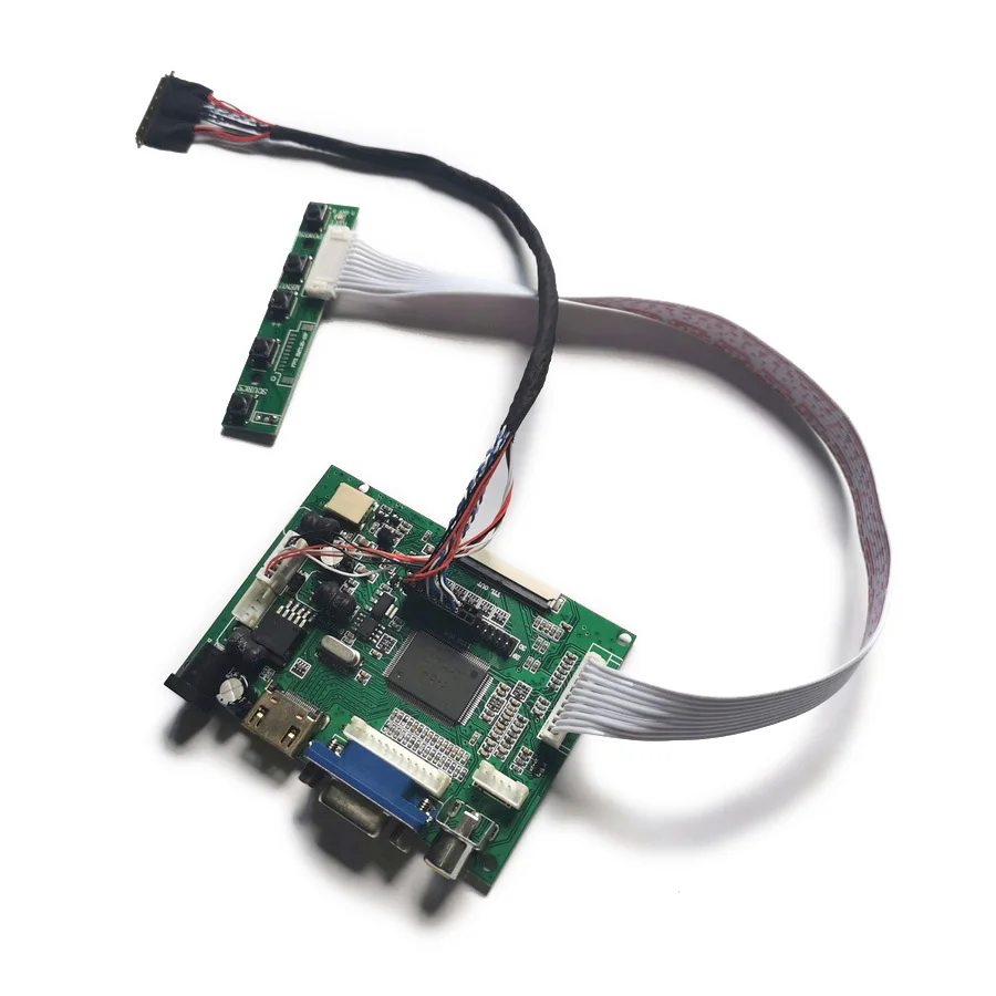 

WLED 60 Гц LVDS 40-контактный ЖК-дисплей Контроллер платы привода DIY комплект 1280*800 VGA + AV подходит для экрана B101EW04/BP101WX1