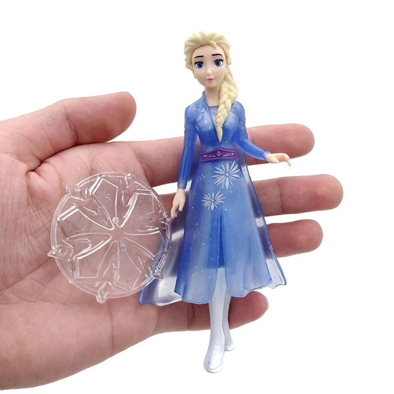 Экшн-фигурки Disney Холодное сердце 5 шт./лот 5-10 см ПВХ Куклы-модели Анны Эльзы