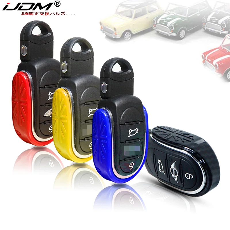 Автомобильный Стайлинг ABS чехол для ключей с цепочкой Union Jack BMW Mini Cooper JCW F54 F55 F56 F57 F60