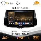 Автомагнитола Ownice K7 на Android 10,0 для Hyundai I30 2017-2018, поддержка фронтальной камеры, 4G LTE 360, 2din, автомагнитола 6G + 128G