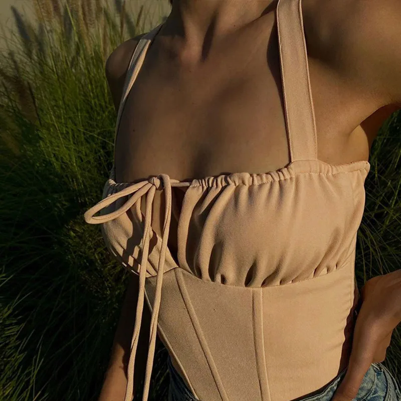 Без рукавов пояс для похудения Корсеты и бюстье Топ Модный шикарный укороченный