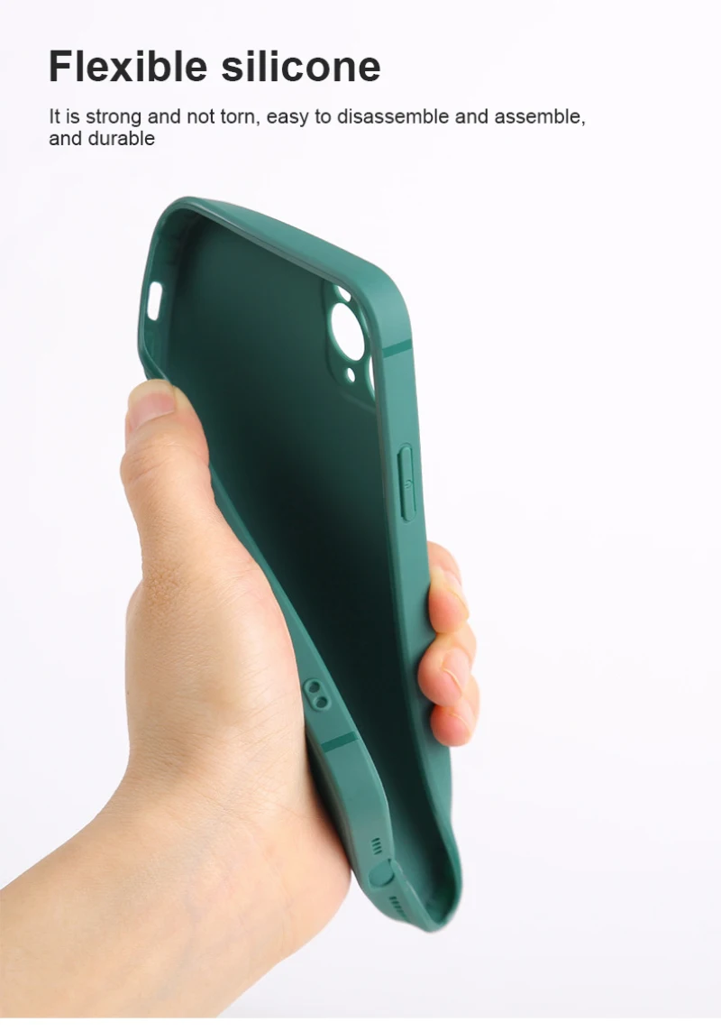 Милый матовый однотонный чехол для телефона Iphone 11 простой силиконовый мягкий