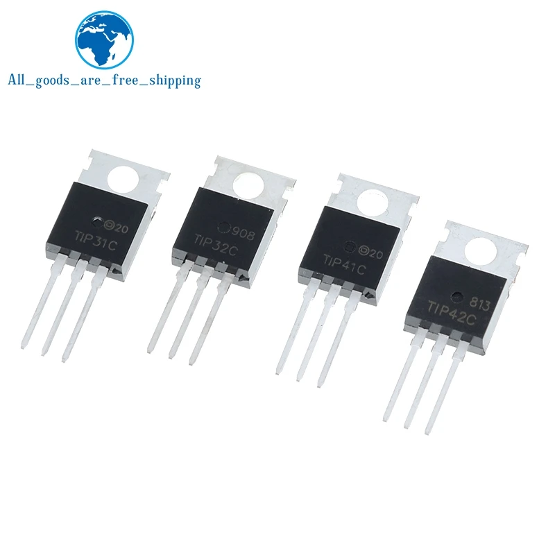 10 шт./лот TIP31C TIP32C TIP41C TIP42C Силовые транзисторы TO-220