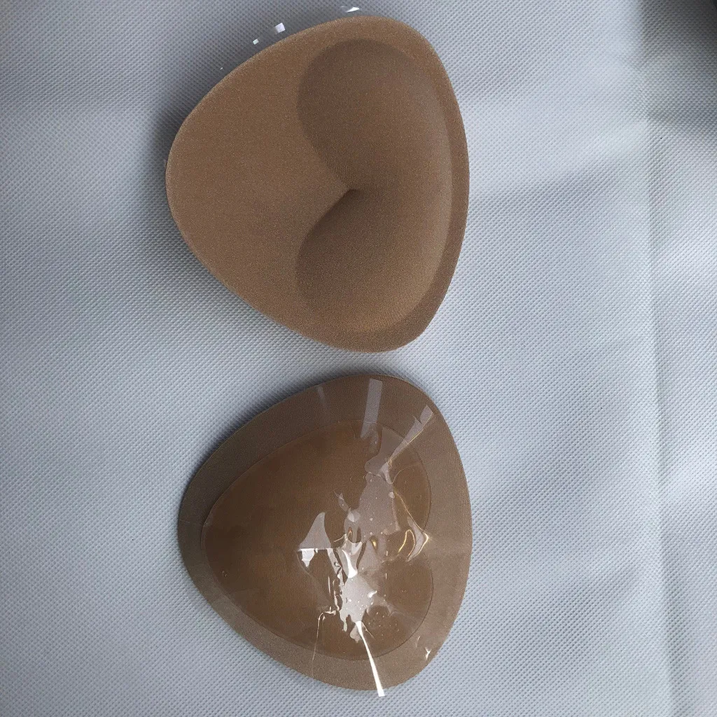 Beige3 1 пара, женский купальник с Пушап-подушечками для груди, бикини, купальник, клейкая подушечка, купальник, наклейки Патчи для бикини, купальник, Топ - Цвет: Beige3