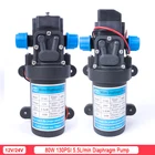 Мембранный Водяной насос высокого давления, садовый автоматический переключатель, 12 В, 80 Вт, 130 фунтов на кв. дюйм, 5,5 лмин.