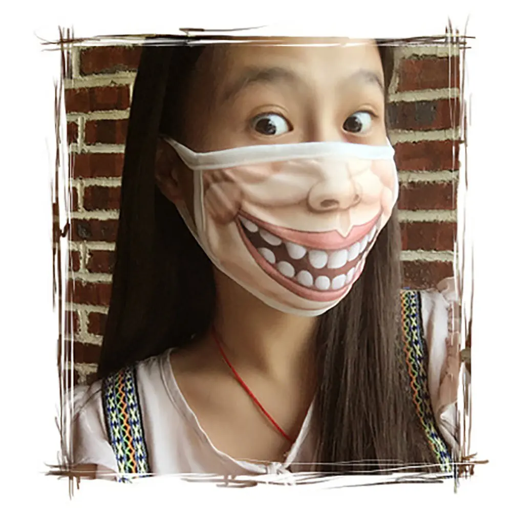 

Funny masks anti dust mask Mouth Mask Breathable Anti-drip Mask Air Pollution Mouth Mask practical portable Mask