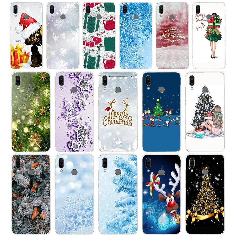 343FG новогодний цветной чехол снеговика с Рождеством 3 мягкий Силиконовый ТПУ для