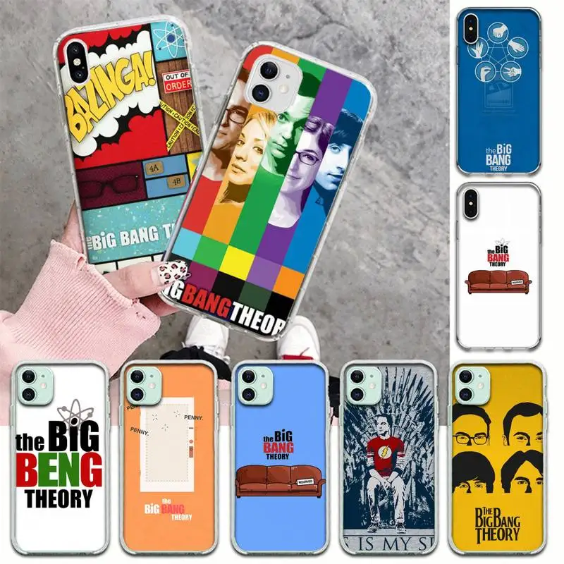Чехол для телефона CUTEWANAN с теорией Большого Взрыва iPhone 11 pro XS MAX 8 7 6 6S Plus X 5S SE XR |