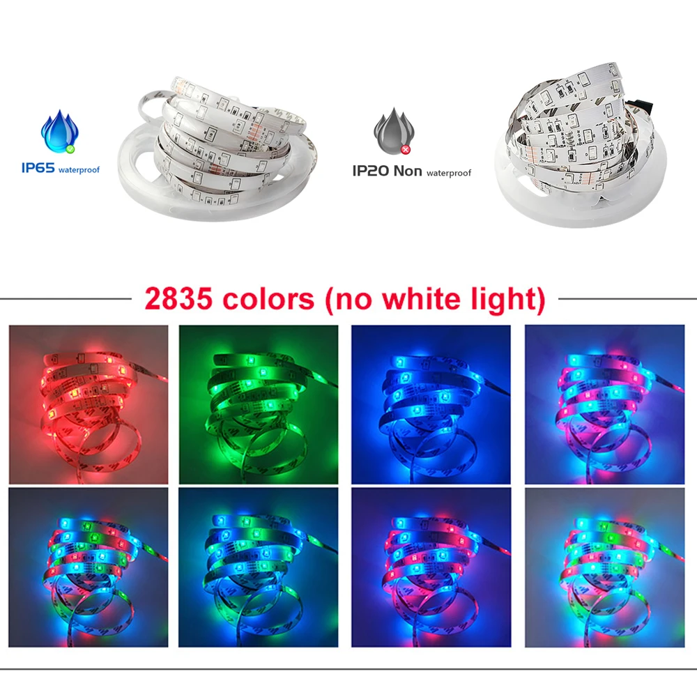 5 м/10 м/15м/20 м светодиодная лента 12 В SMD rgb 2835 Bluetooth управления неоновая пульт