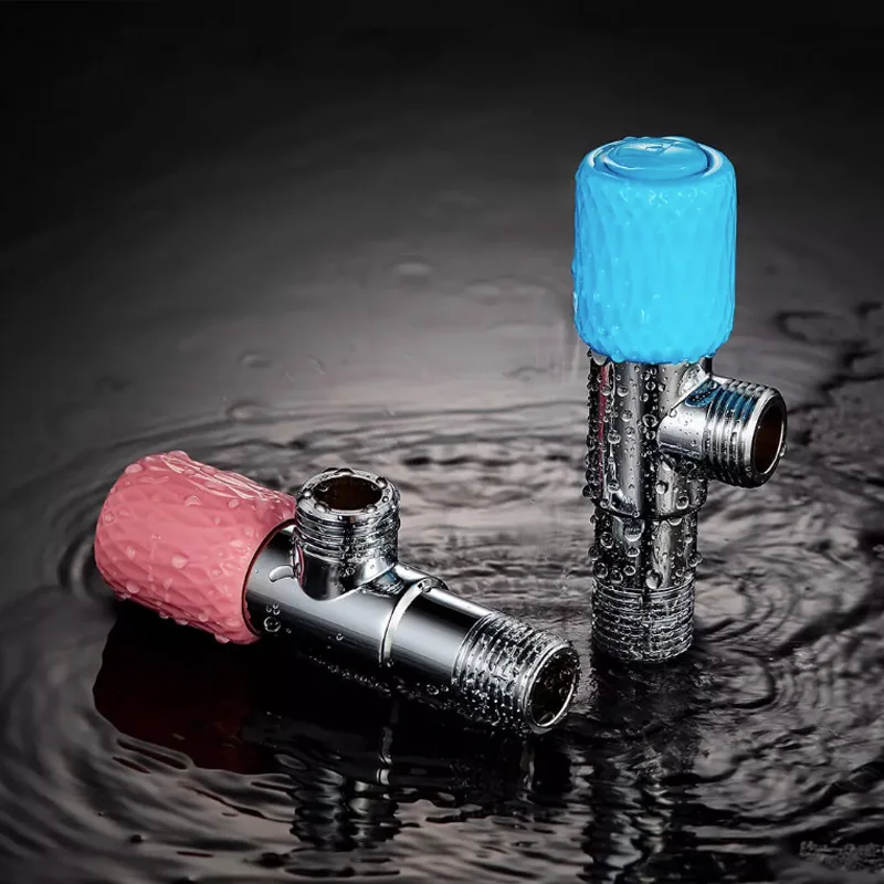 

Youpin Submarine Angle Valve Set Ceramic Valve Core Brass Bathroom Angle Filling Valve Faucets Kitchen Cold Hot Mixer G1/2