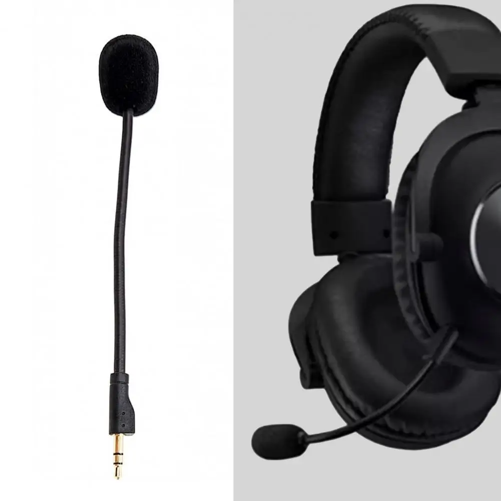 Micrófono de auriculares Plug & Play Flexible reemplazable, 3,5mm, omnidireccional, para juegos, Logitech-G Pro X Microph
